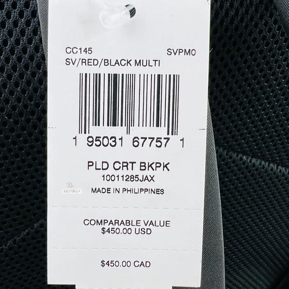 Coach Court Backpack With Tartan Plaid Print - Picture 15 of 16